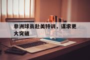 GOGO体育娱乐网页版-非洲球员赴美特训，谋求更大突破