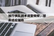 GOGO体育娱乐网页版-独行侠队战术调整频频，球员适应辅助